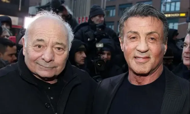 Stallone junto al fallecido Burt Young