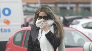 Claudia Montes, a su llegada a los juzgados de Gijón