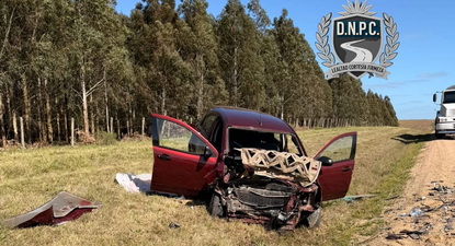 Accidente de tránsito en Colonia