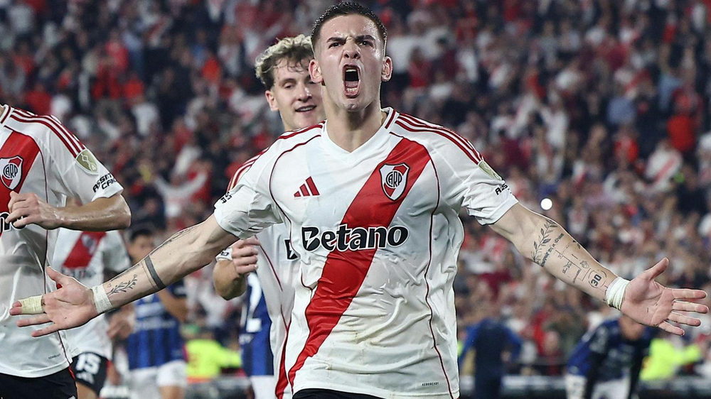 Franco Mastantuono nació a la vida futbolística en River Plate