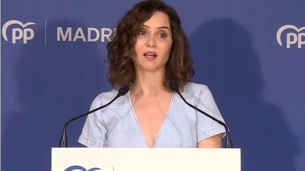 La presidenta de la Comunidad de Madrid, Isabel Díaz Ayuso.