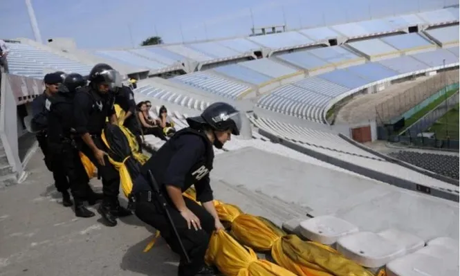 La bandera de Peñarol