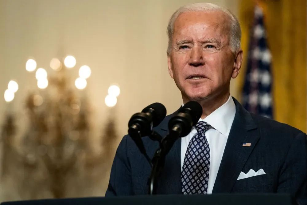 Joe Biden en la conferencia virtual sobre seguridad