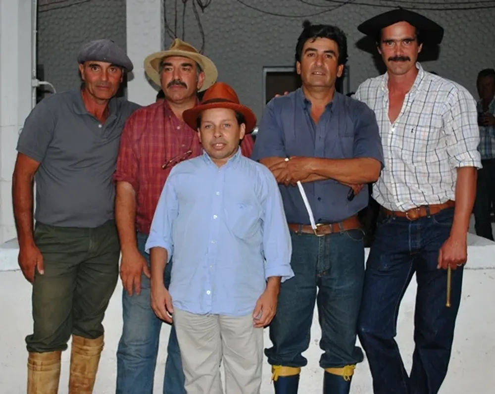 El equipo de Valdez y Cía que trabajó en la feria
