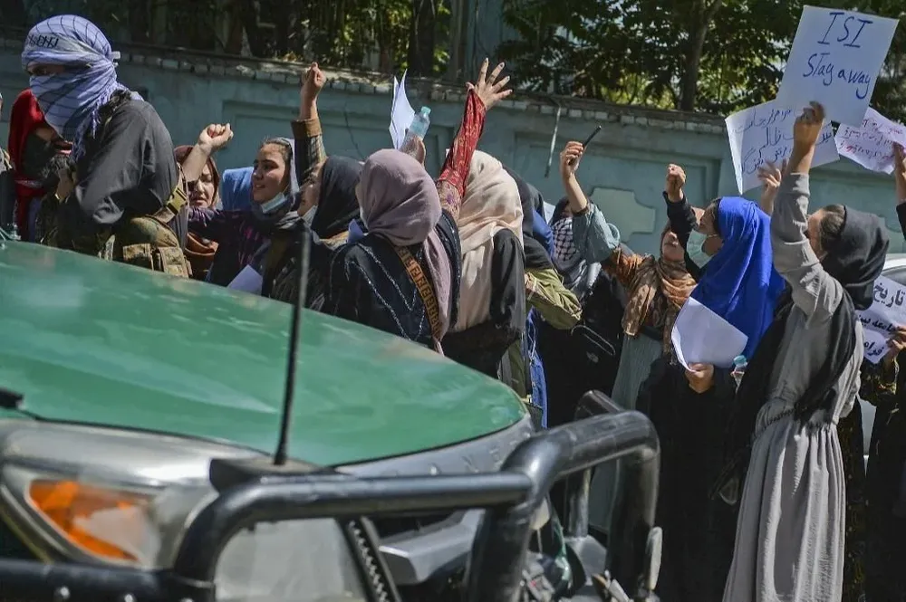 Protestas contra los talibanes en Afganistán