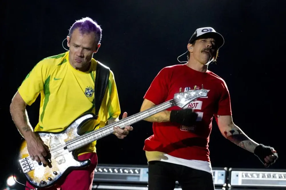 Flea y Kiedis en el Rock in Rio