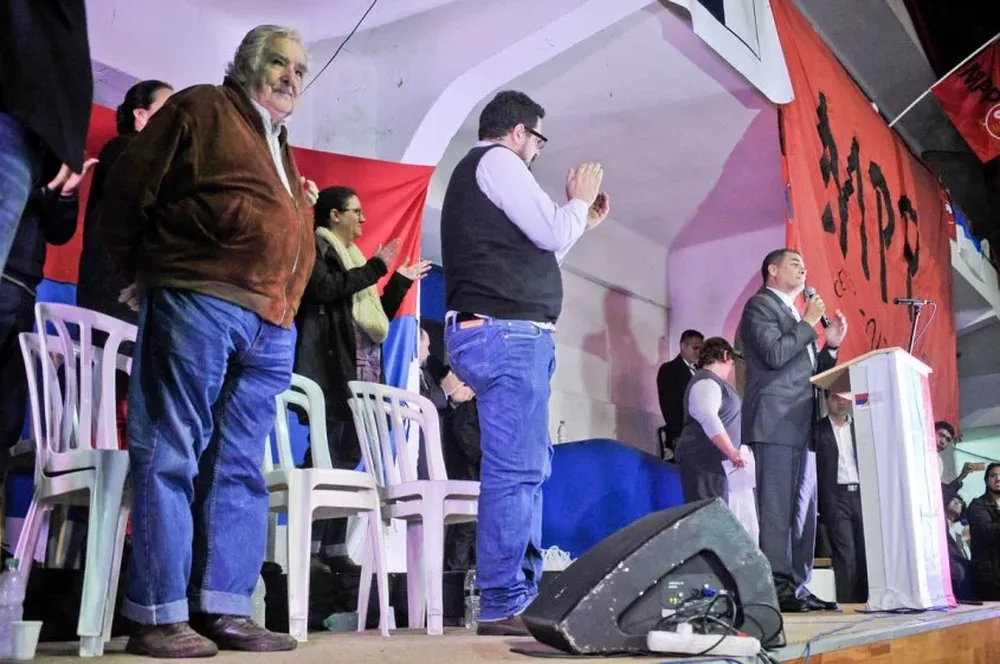 Mujica, Sánchez y el ex presidente de Ecuador, Rafael Correa, fueron los oradores de la apertura del X Congreso del MPP