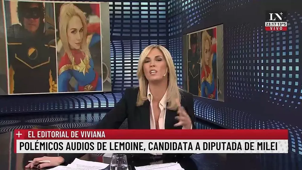 Viviana Canosa en su programa de LN+