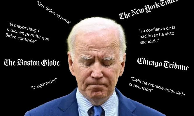 NYT, Boston Globe, The Economist y Chicago Tribune: crece la presión de los medios para que Biden se baje