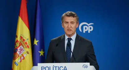 El presidente del Partido Popular, Alberto Núñez Feijóo.