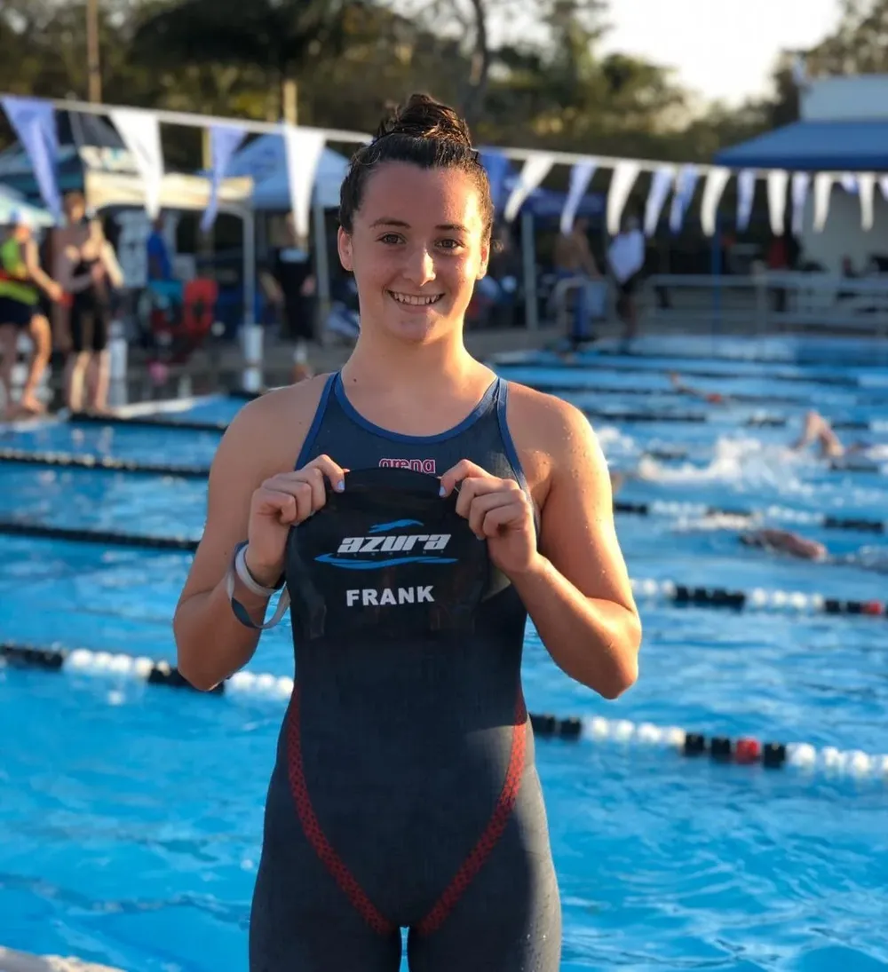 Nicole Frank consiguió dos medallas en el Sudamericano juvenil de Lima