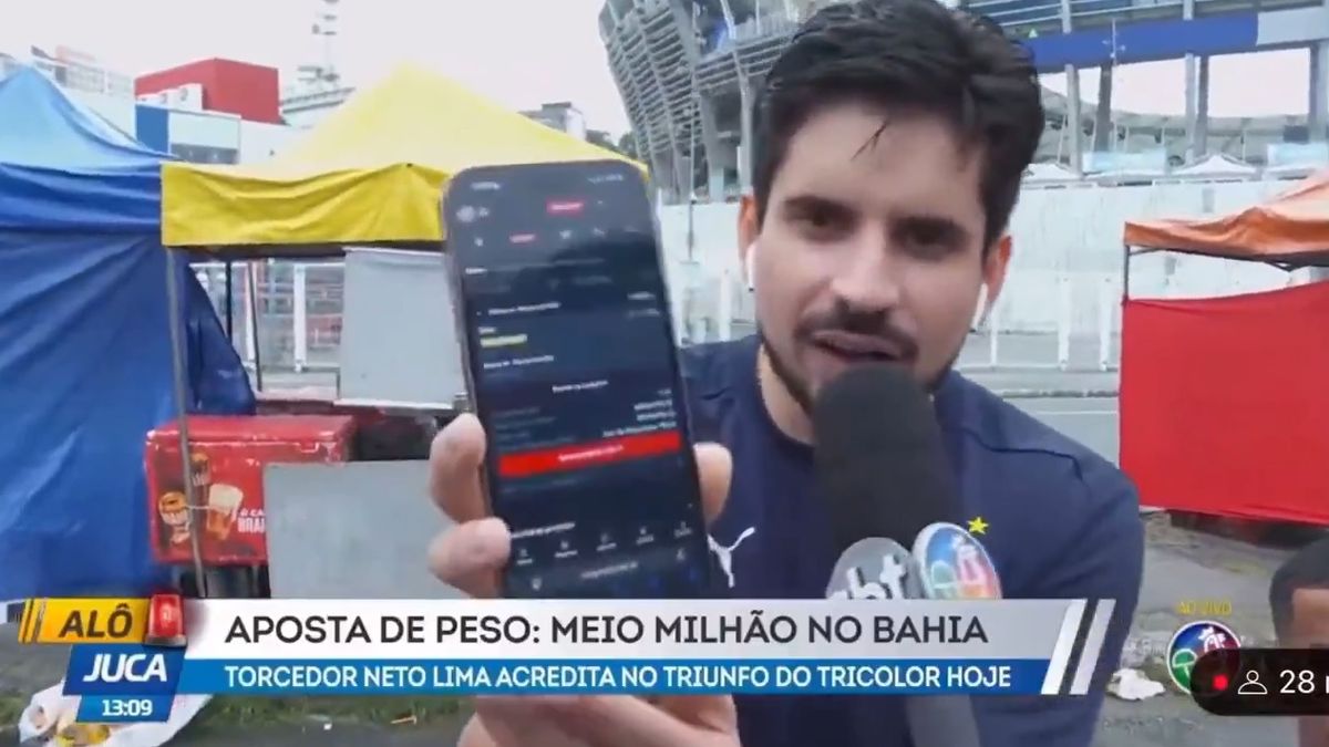 El influencer brasileño que hizo una fuerte apuesta a que Bahia le ganaba a Nacional por la Copa Libertadores; mirá la cifra y los videos