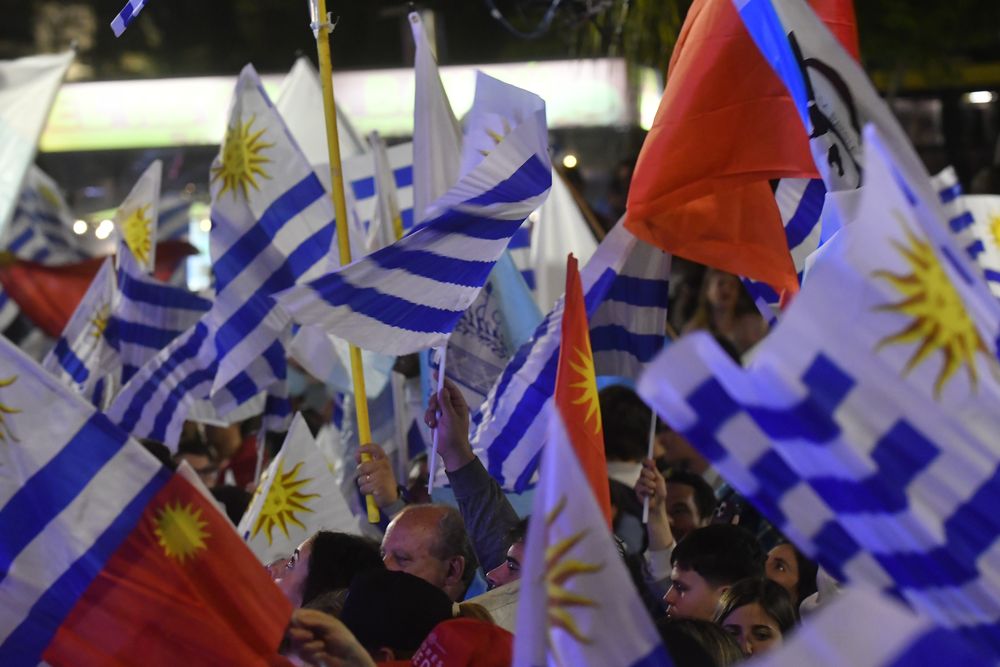 Archivo: militantes de la Coalición Republicana en octubre en la Plaza Varela