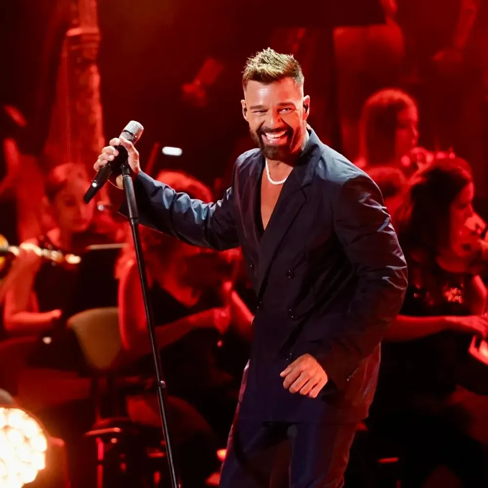 Ricky Martin en un concierto