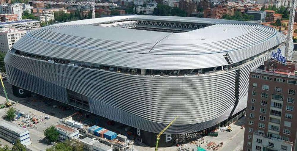 El estadio Santiago Bernabéu en Madrid