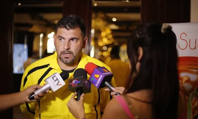 Martín García antes de la final en la que se consagró con Real España