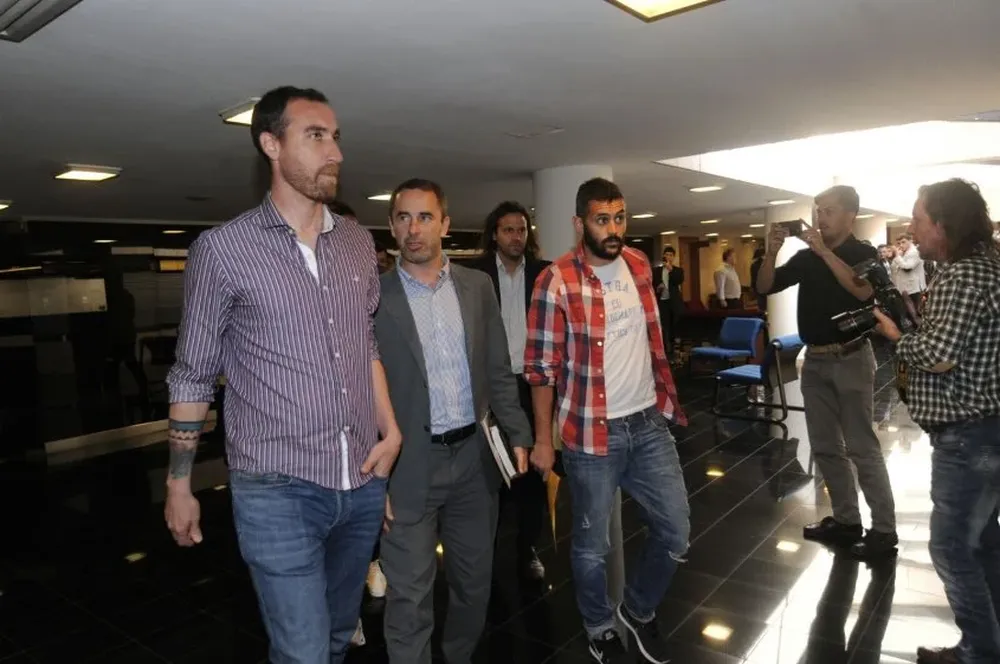 Michael Etulain, uno de los representantes del gremio de futbolistas