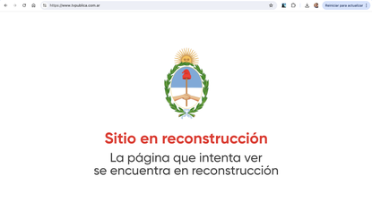 La web de la TV Pública, al igual que las de todos los medios públicos, ya no muestran contenidos