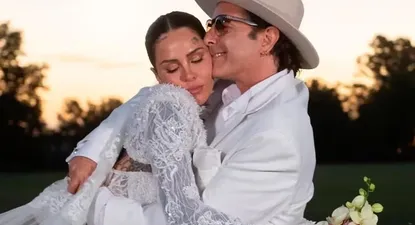 El álbum de fotos de Cande y Coti en su casamiento