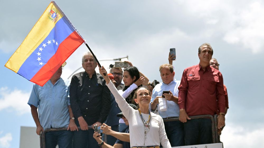 En los meses previos y posteriores a las elecciones de julio de 2024, Machado participó en manifestaciones a lo largo del país.