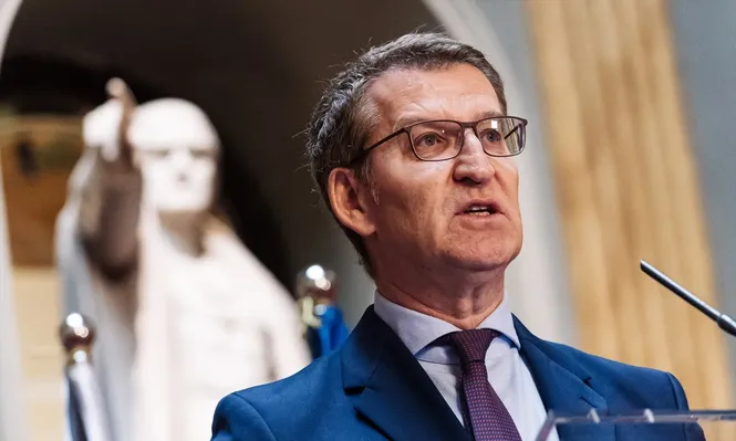 El presidente del Partido Popular, Alberto Núñez Feijóo.