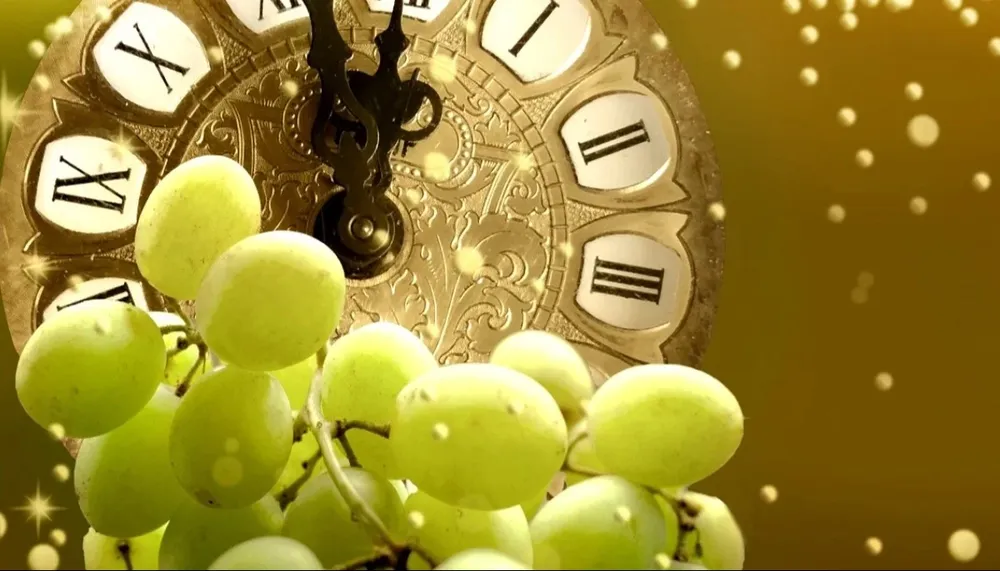 Las uvas del 31, un rito de la Nochevieja.