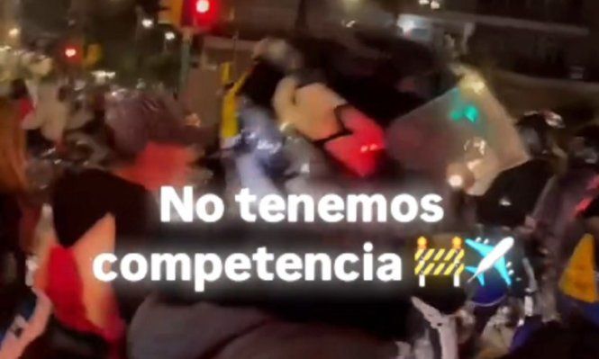 Grupo de motociclistas que copó 18 de Julio y robó combustible pidió disculpas y devolverá la nafta robada