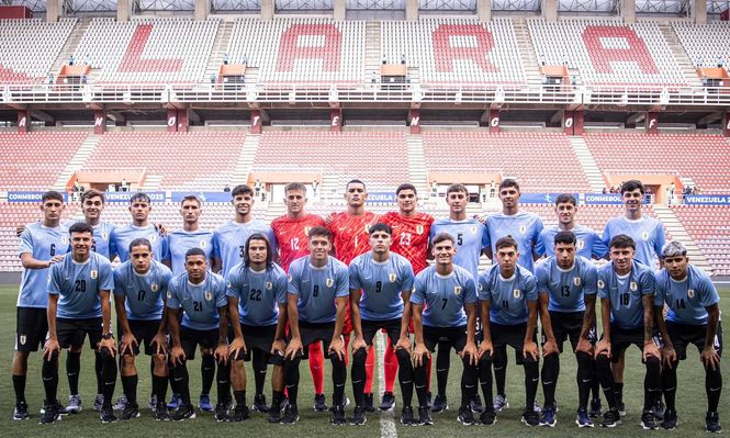 La selección de Uruguay sub 20
