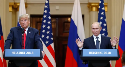 Trump y Putin en un encuentro en Helsinki 2018