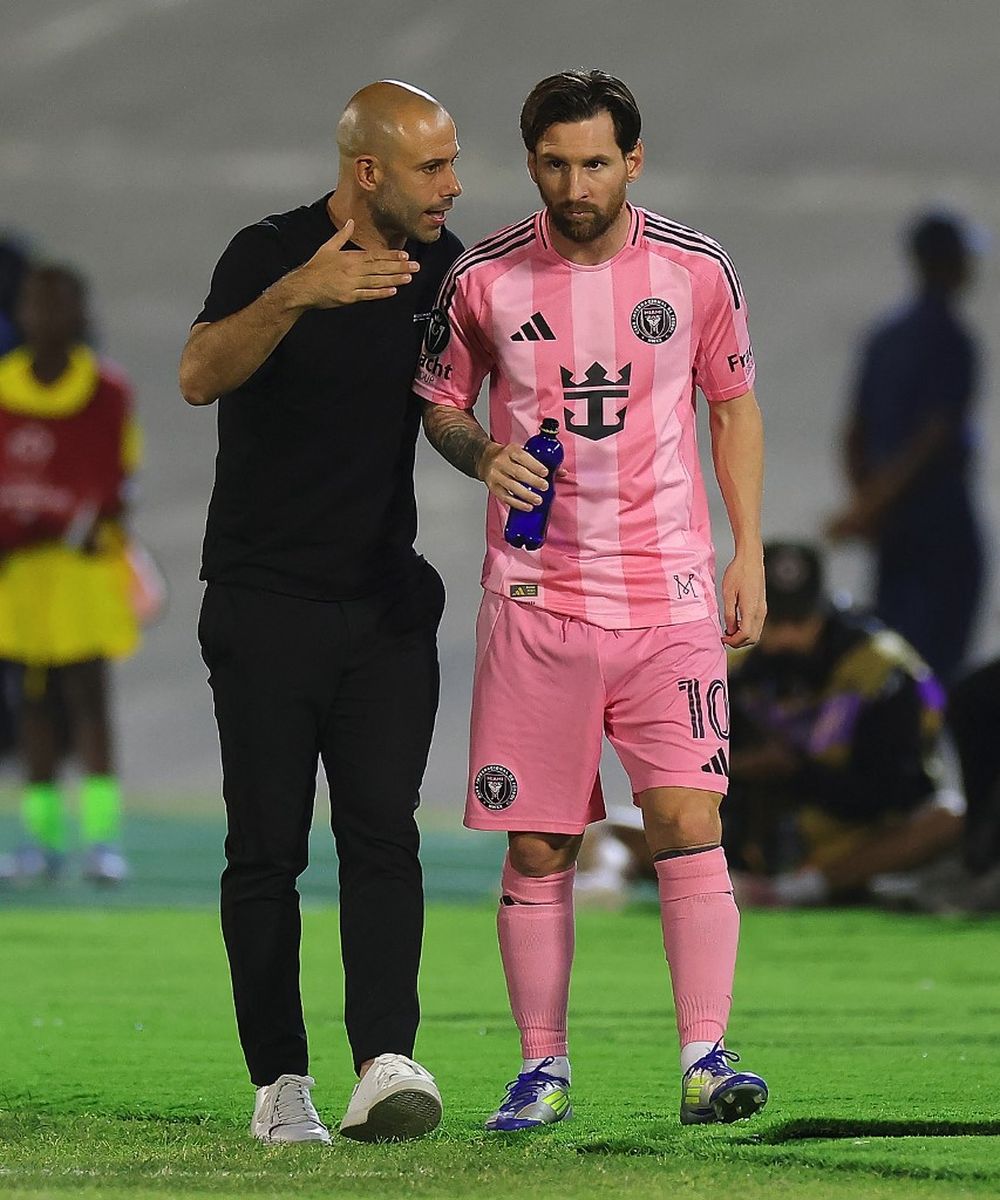 Mascherano y Messi en Jamaica Mascherano y Messi en Jamaica