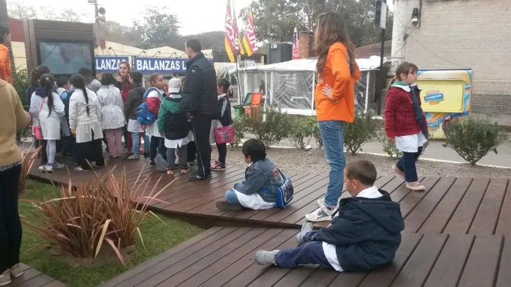 La plataforma lúdica de INAC en la Expo Prado 2015