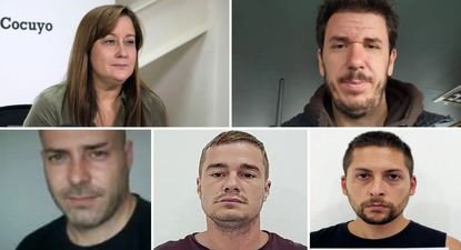 Rocío San Miguel y Miguel Moreno Dapena, Ernesto Gorbe Cardona, Andrés Martínez Adasme y José María Basoa Valdovinos.