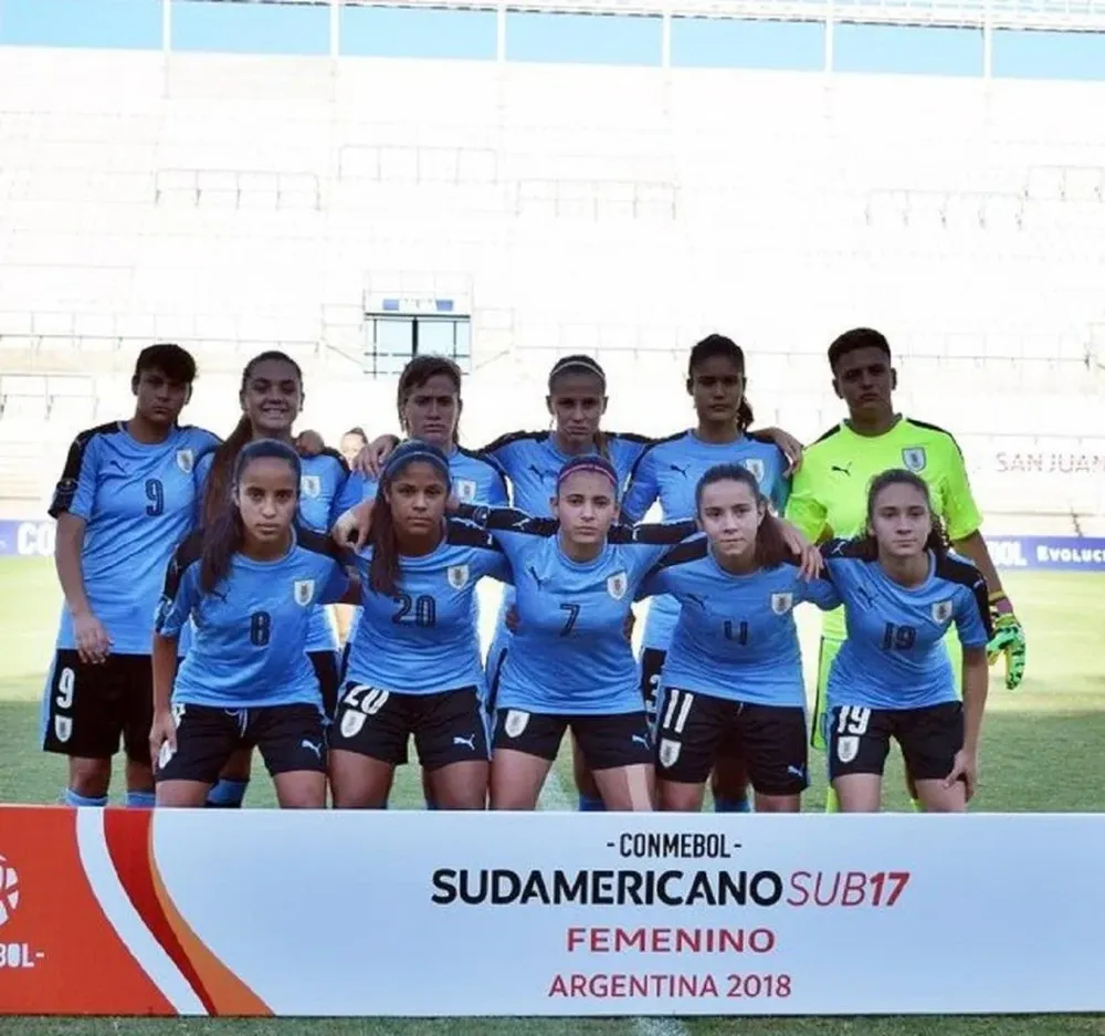 El equipo sub 17 de Uruguay femenino fue primero en su grupo del Sudamericano de San Juan