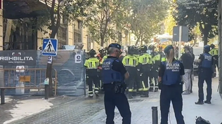 Cómo quedó la calle del derrumbe del edificio en Madrid que dejó 10 heridos y desaparecidos.
