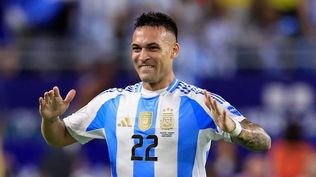 Lautaro Martínez, el goleador de la Copa América de la selección de Argentina.