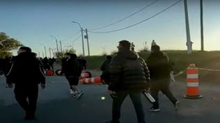 Incidentes a las afueras del Campeón del Siglo