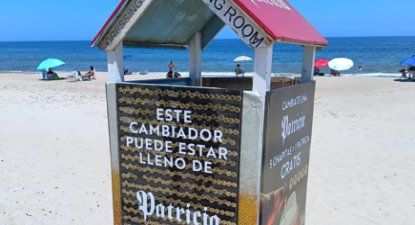 El cambiador de playa de Patricia, saqueado por la fiebre del litro gratis: enterate cómo fue el suceso