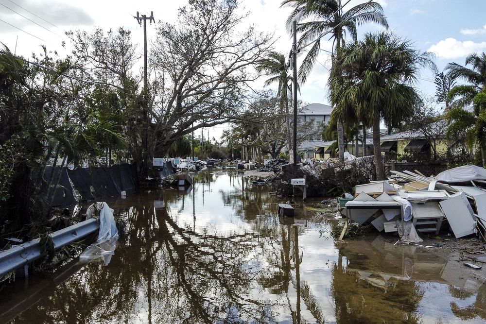 Siesta Key, la zona donde el huracán Milton tocó tierra en la noche del miércoles
