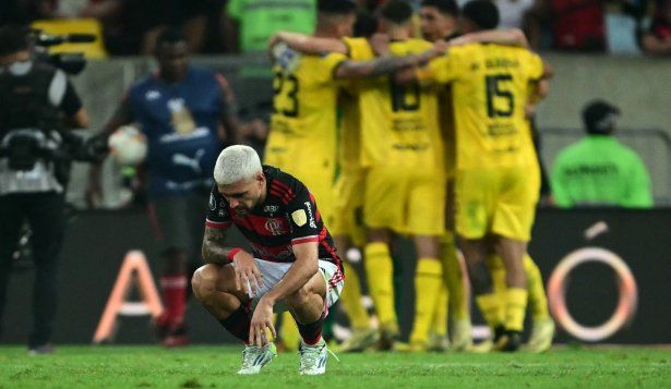 Peñarol venció a Flamengo en el Maracaná por la Copa Libertadores