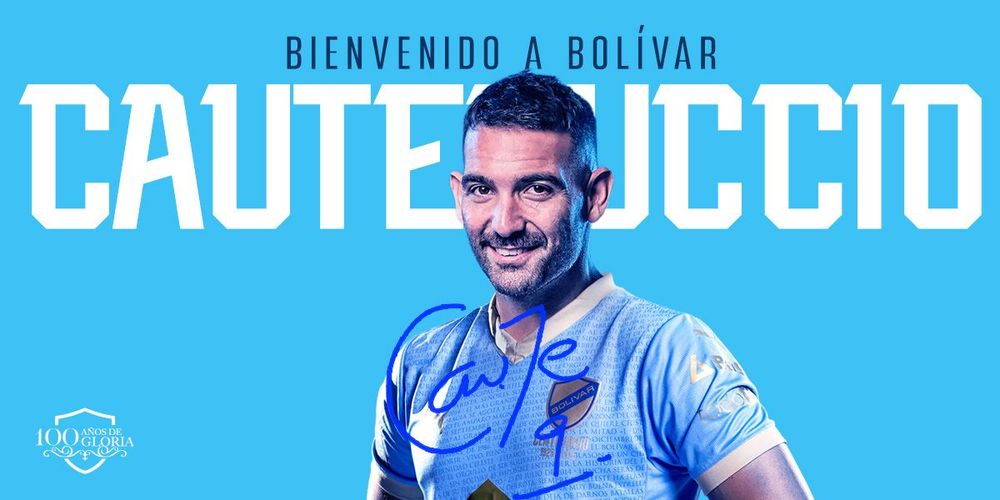 Martín Cauteruccio presentado en Bolívar Martín Cauteruccio presentado en Bolívar