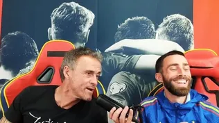 Luis Enrique y Ferran Torres en el Twitch que dio el DT español en vivo una vez más