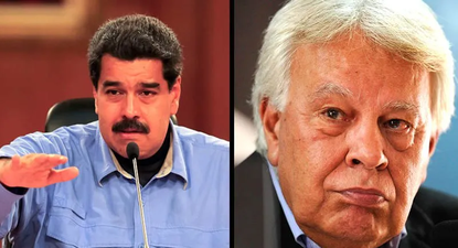 Nicolás Maduro y Felipe González