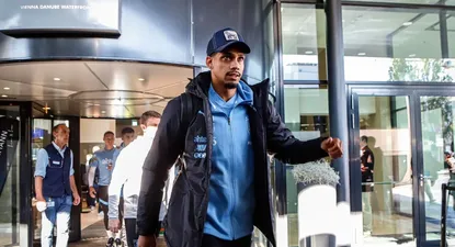 Ronald Araujo durante el campamento de Uruguay en la fecha FIFA en Austria