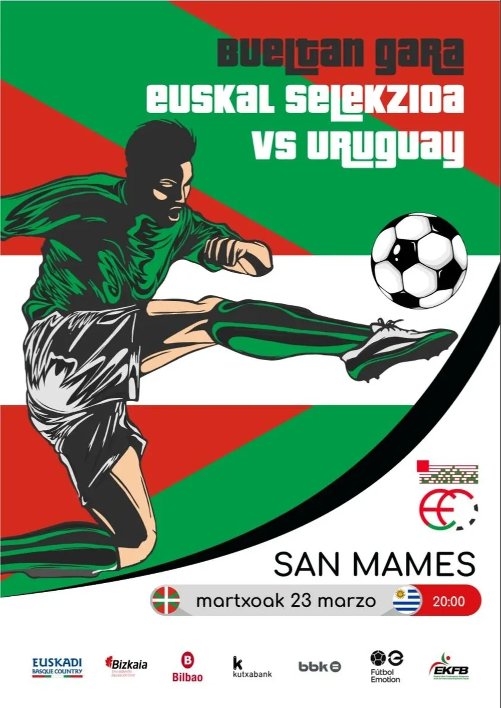 El afiche del partido