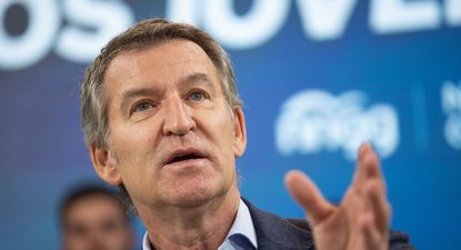 Alberto Núñez Feijóo, líder del PP