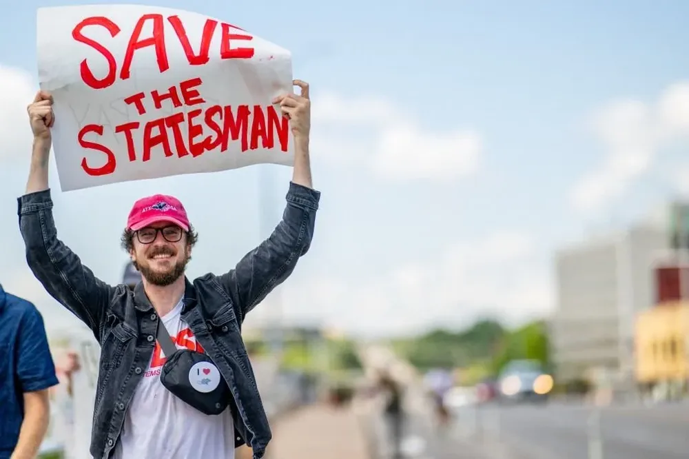 Huelga de periodistas del grupo Gannett de Estados Unidos