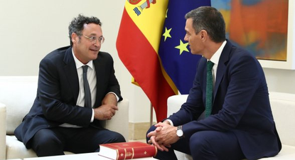 Pedro Sánchez y Álvaro García Ortíz
