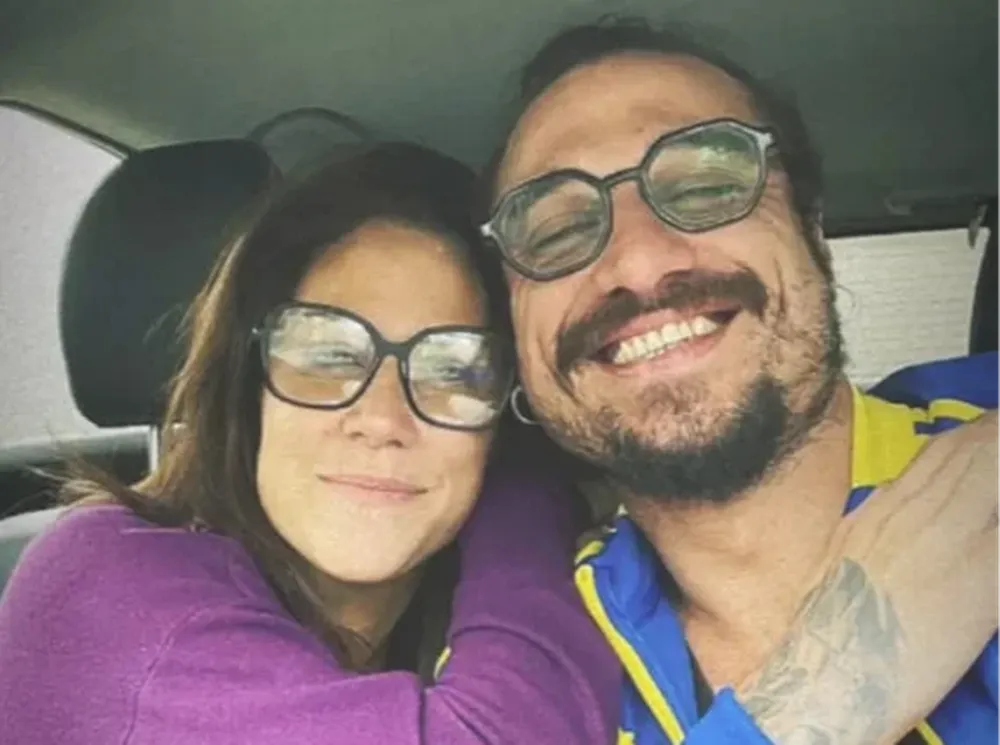Daniela Ballester y Daniel Osvaldo durante un romance que duró pocos meses