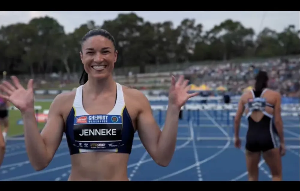 La atleta australiana Michelle Jenekke