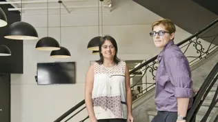 Celina Triador y Carina Calvo.